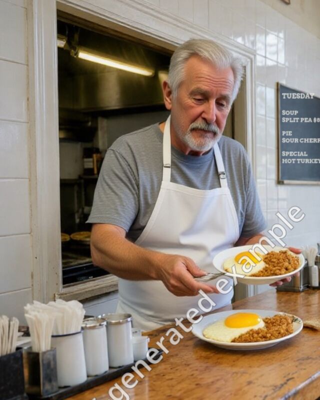 Wally at the grill